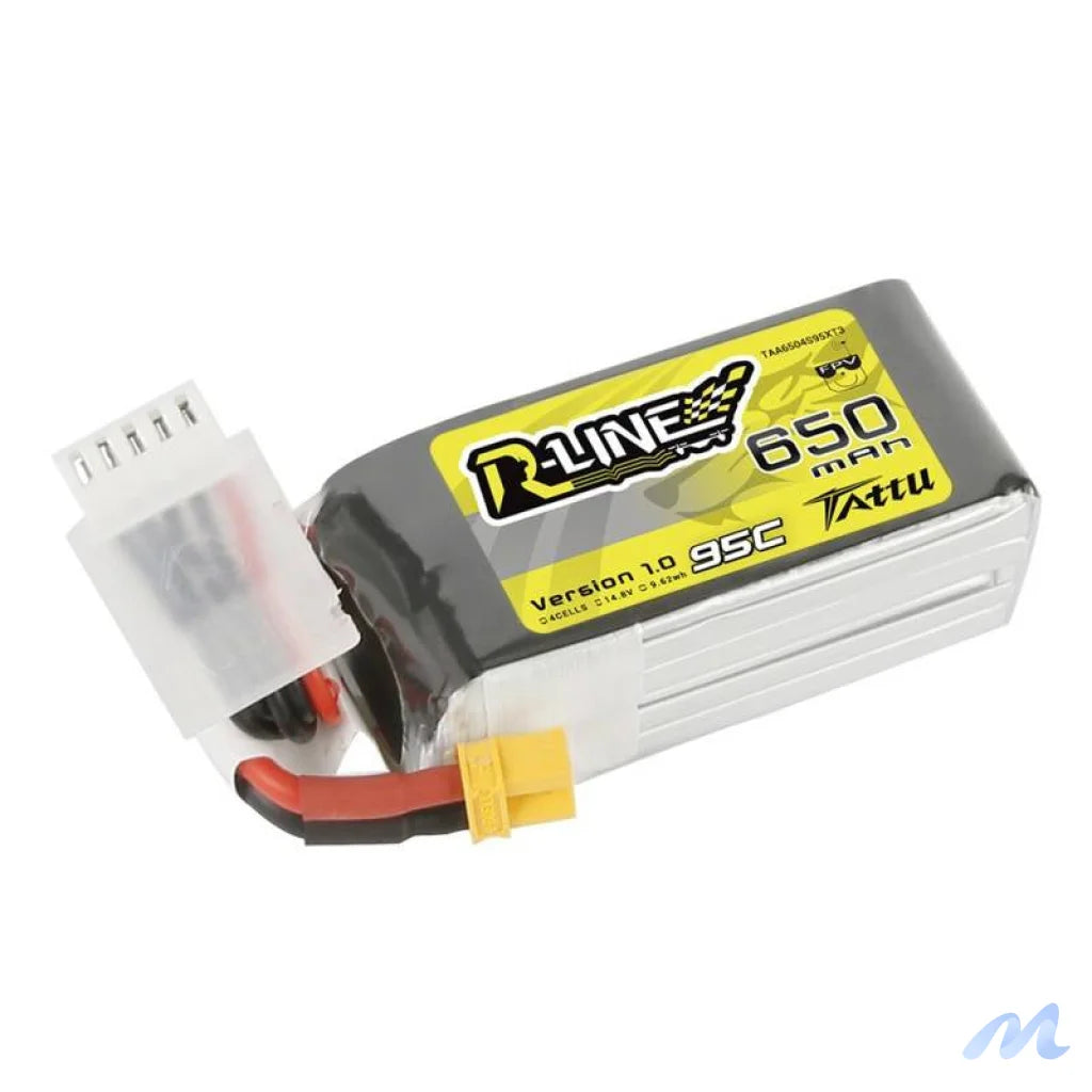 Battery Tattu R-Line 650mAh 14,8V 95C 4S1P XT30