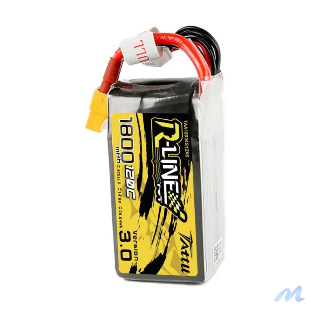 Battery Tattu R-Line Version 3.0 1800mAh 14,8V 120C 4S1P XT60