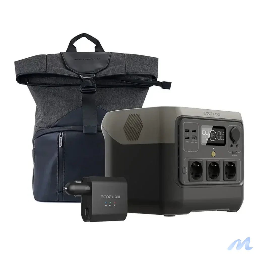 Bundle EcoFlow River 2 Pro + Smart car battery charger + Carrying bag