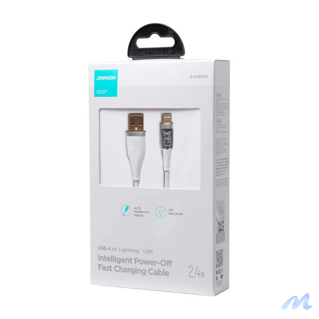 Cable to USB-A / Lightning / 2.4A / 1.2m Joyroom S-UL012A3 (white)