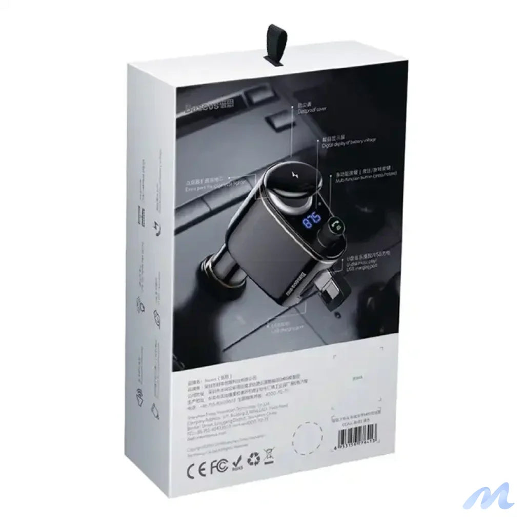 Car Bluetooth MP3 Player Baseus S-06Black OS