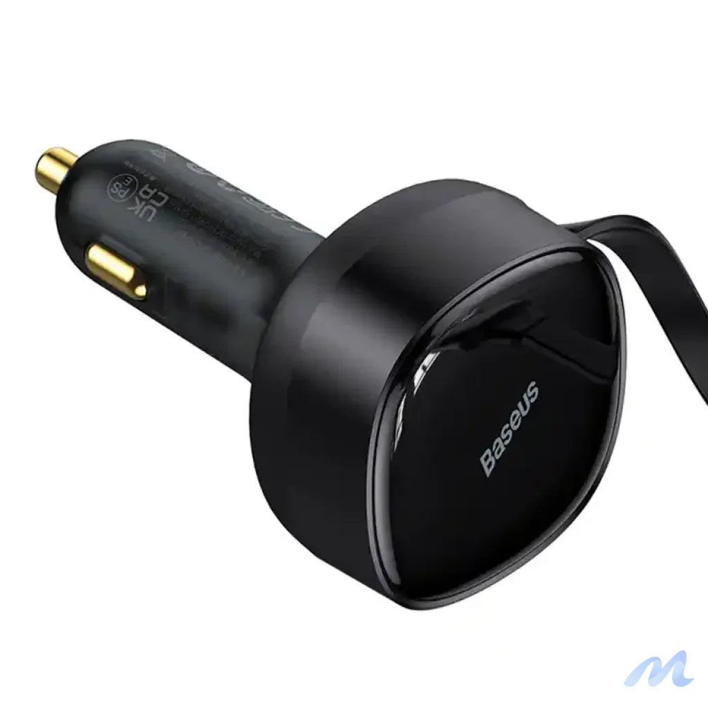 Car Charger Baseus Enjoyment with cable USB-C + Lightning 3A, 30W (Black)