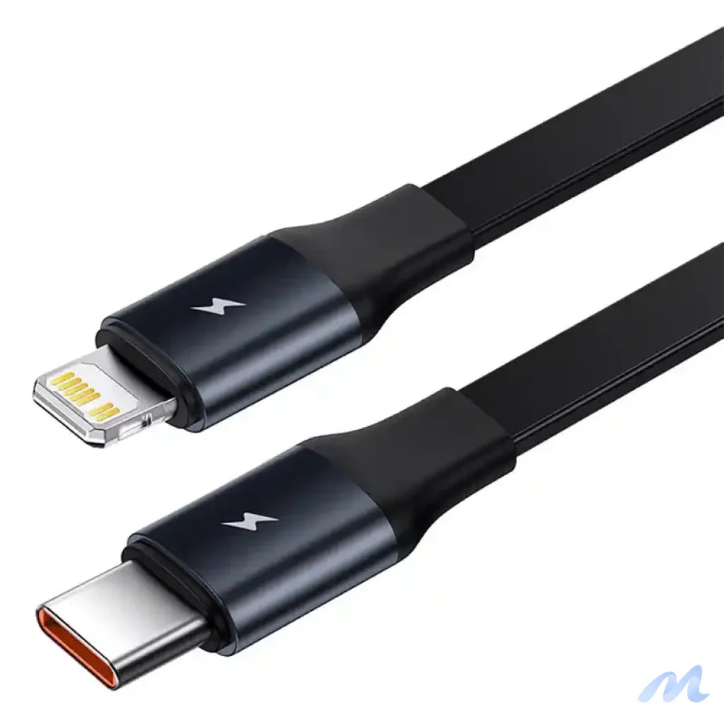 Car Charger Baseus Enjoyment with cable USB-C + Lightning 3A, 30W (Black)