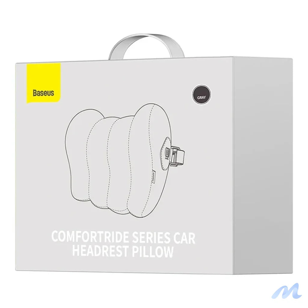Car Headrest Mounted Pillow Baseus Comfort Ride (Grey)