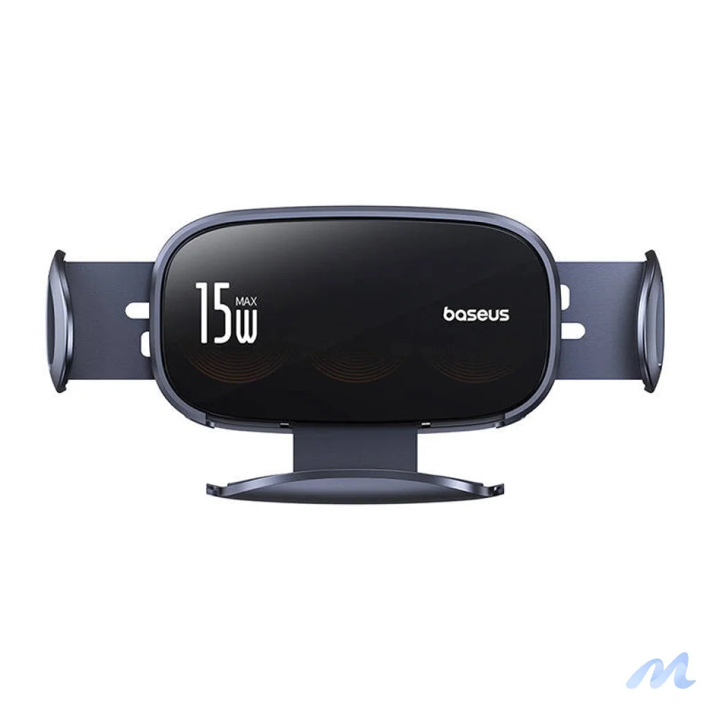 Car holder with inductive charger Baseus LightChaser (Black)