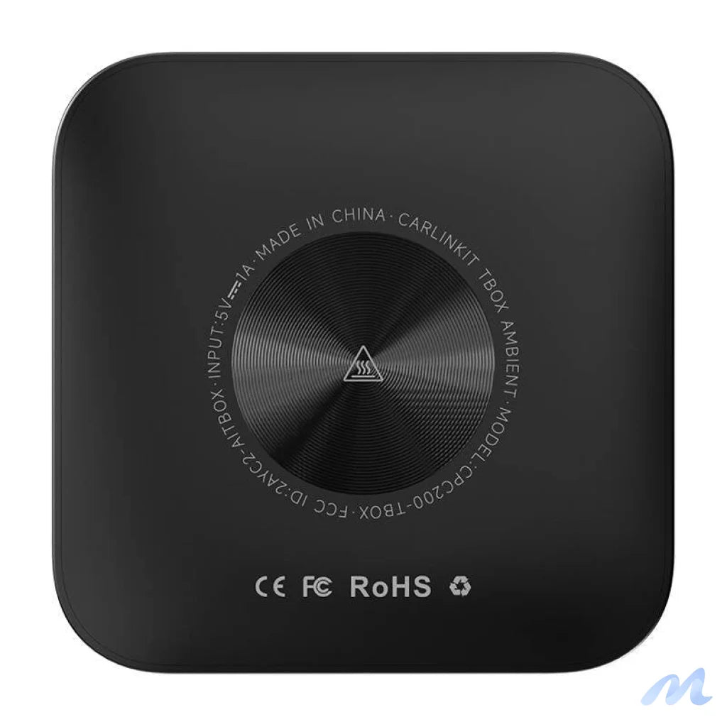 Carlinkit TBOX PLUS LED Wireless Adapter, 4G/64G, Apple Carplay/Android Auto (black)