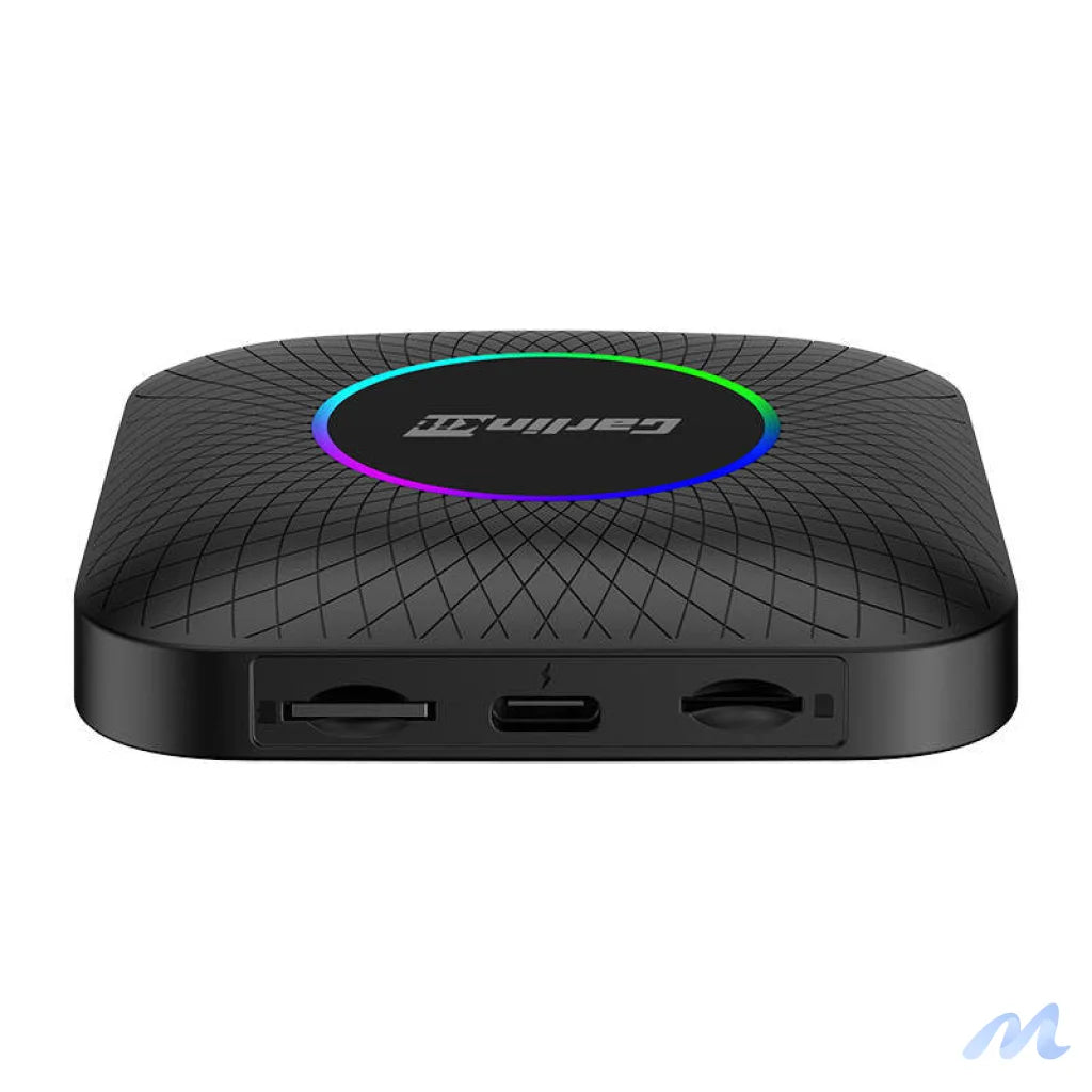 Carlinkit TBOX PLUS LED Wireless Adapter, 4G/64G, Apple Carplay/Android Auto (black)