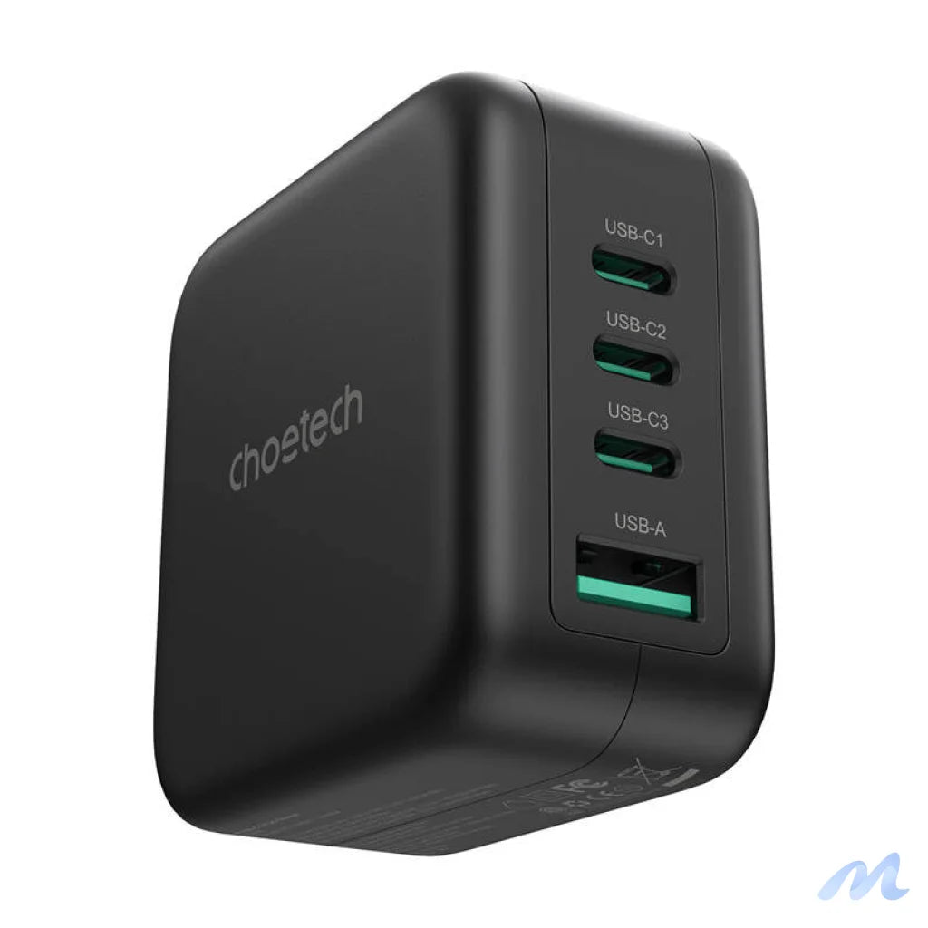 Choetech PD6055 70W GaN mains charger with US, EU, UK, AU adapters
