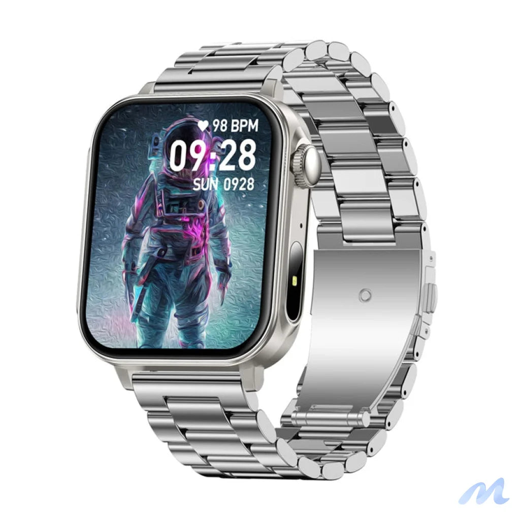 Colmi P80 smartwatch (steel and silver)