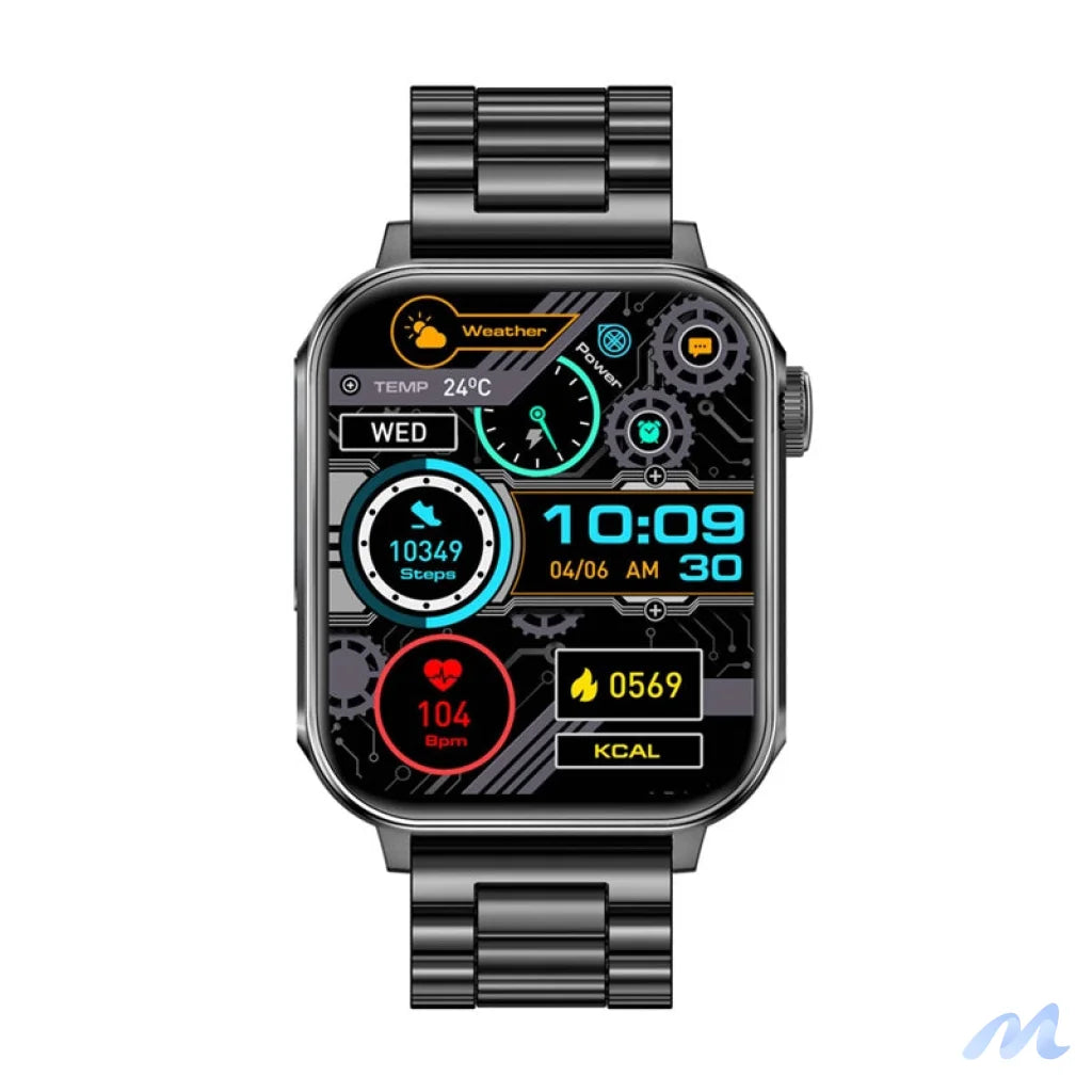 Colmi P80 smartwatch (steel black)