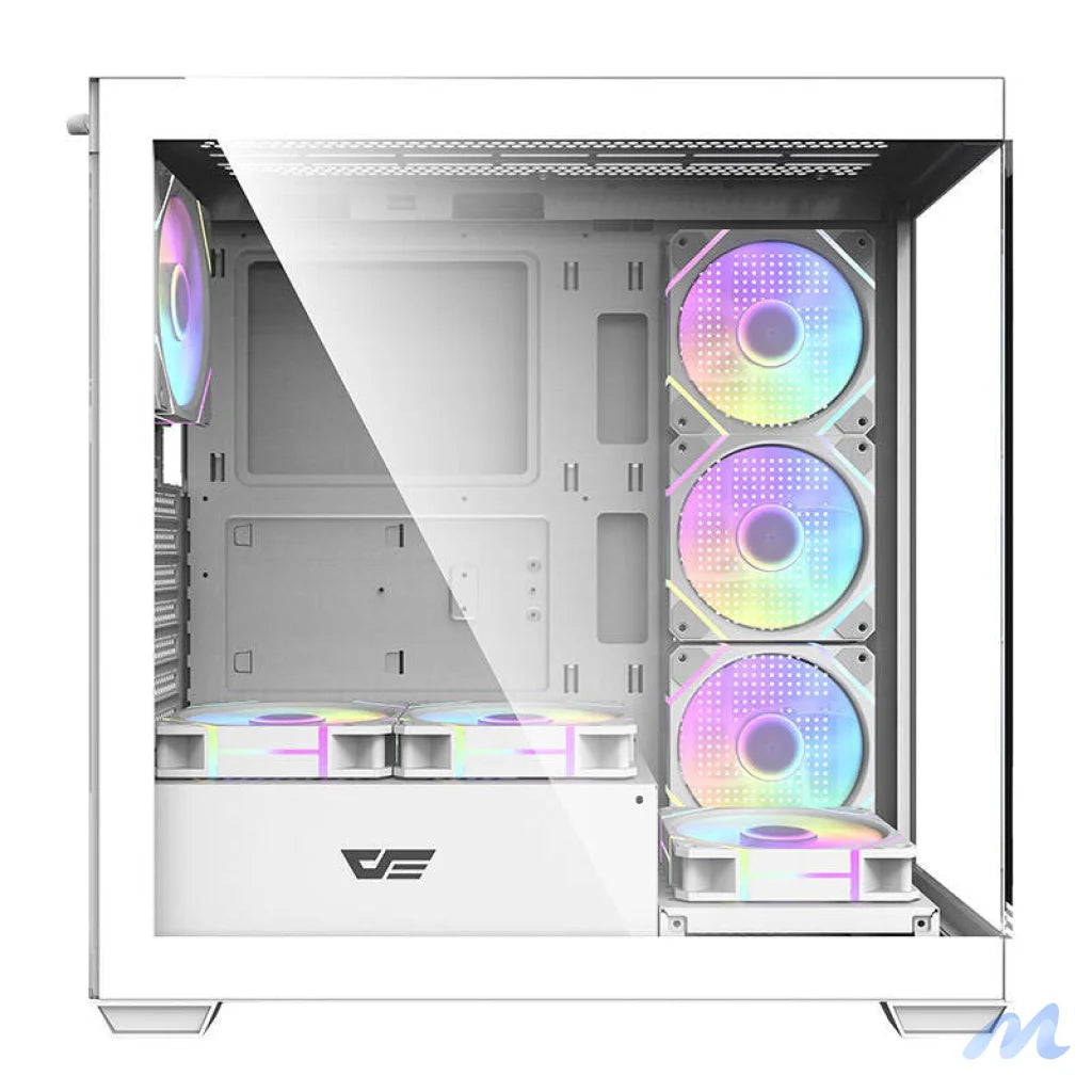 Computer case Darkflash DS900 (white) + 7 ARGB Fans