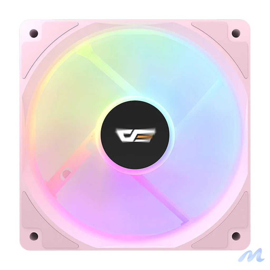 Computer Fan Darkflash CL12 LED (120x120) (pink)