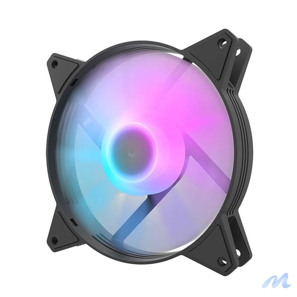 Computer Fan Set Darkflash C6,  RGB, 3in1 120x120 (black)
