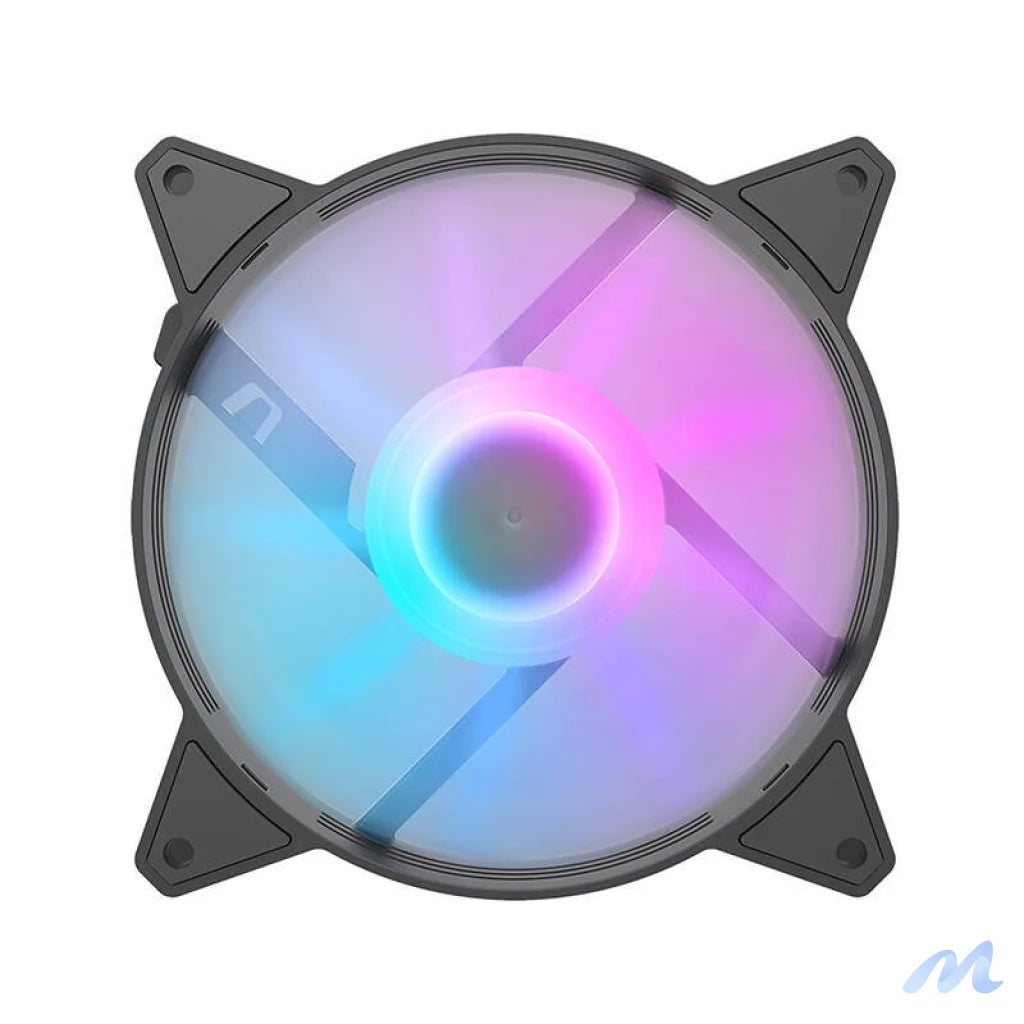 Computer Fan Set Darkflash C6,  RGB, 3in1 120x120 (black)