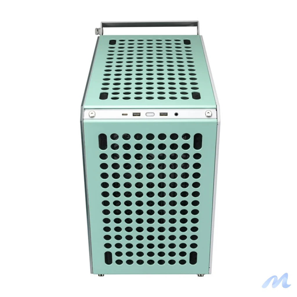 Cooler Master Qube 500 Flatpack Macaron computer case (green)