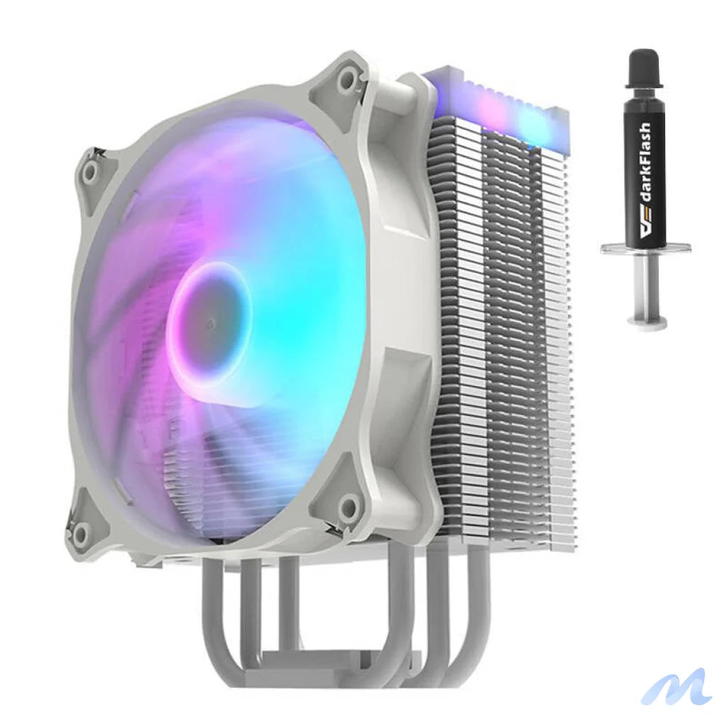 CPU active cooling Darkflash Darkair LED (heatsink + fan 120x120) white