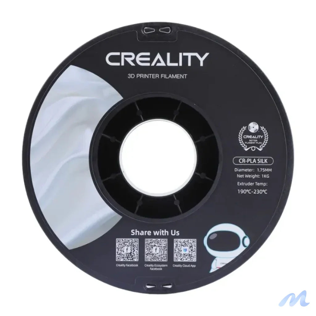 CR-Silk PLA Filament Creallity (Silver)