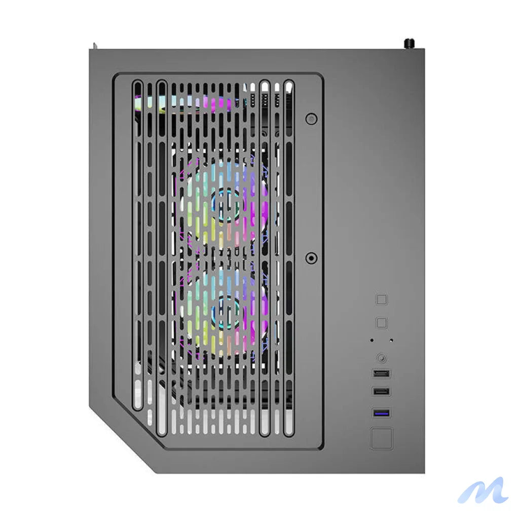 Darflash FT350 computer case + 5 aRGB fans (black)