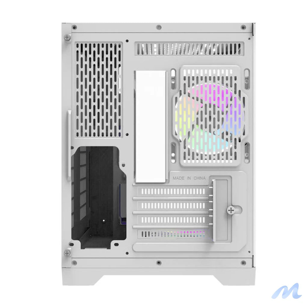 Darflash FT350 computer case + 5 aRGB fans (white)
