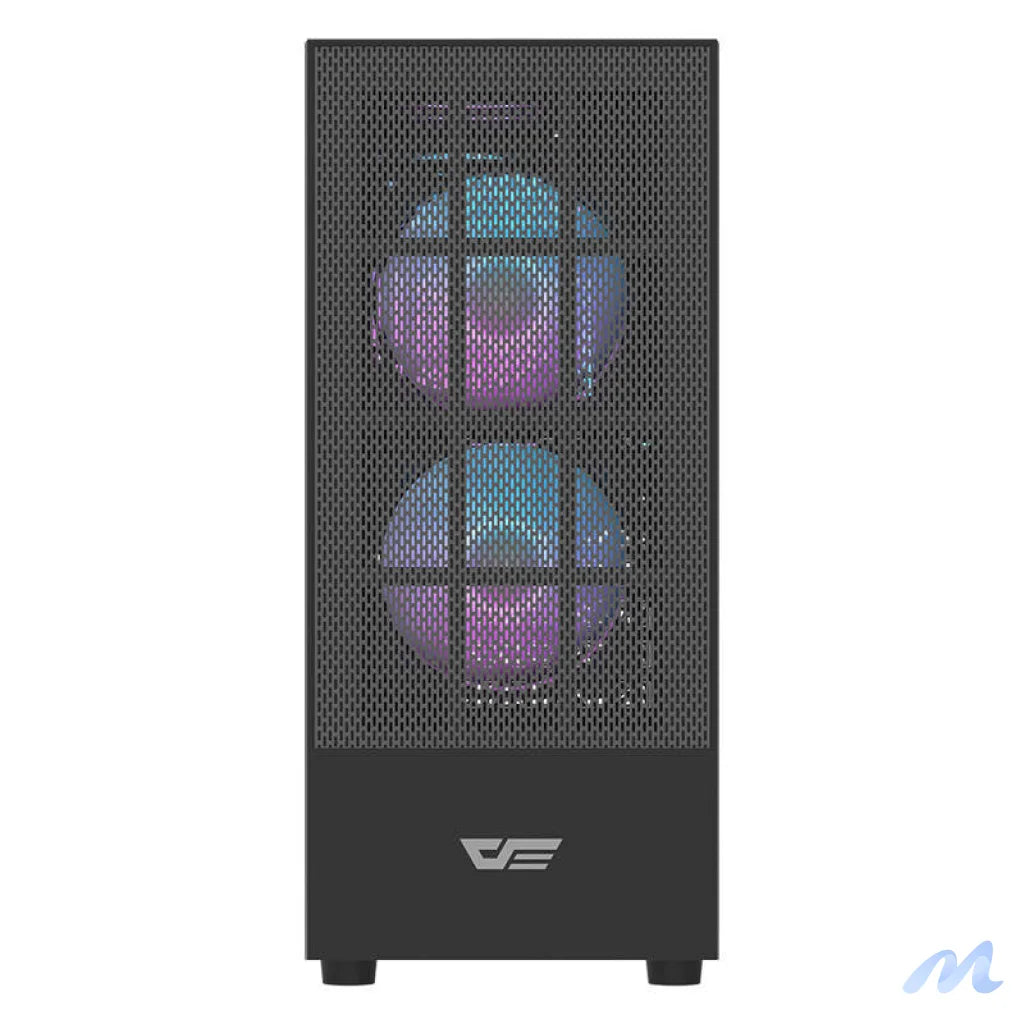 Darkflash A290 computer case (black) + 3 fans