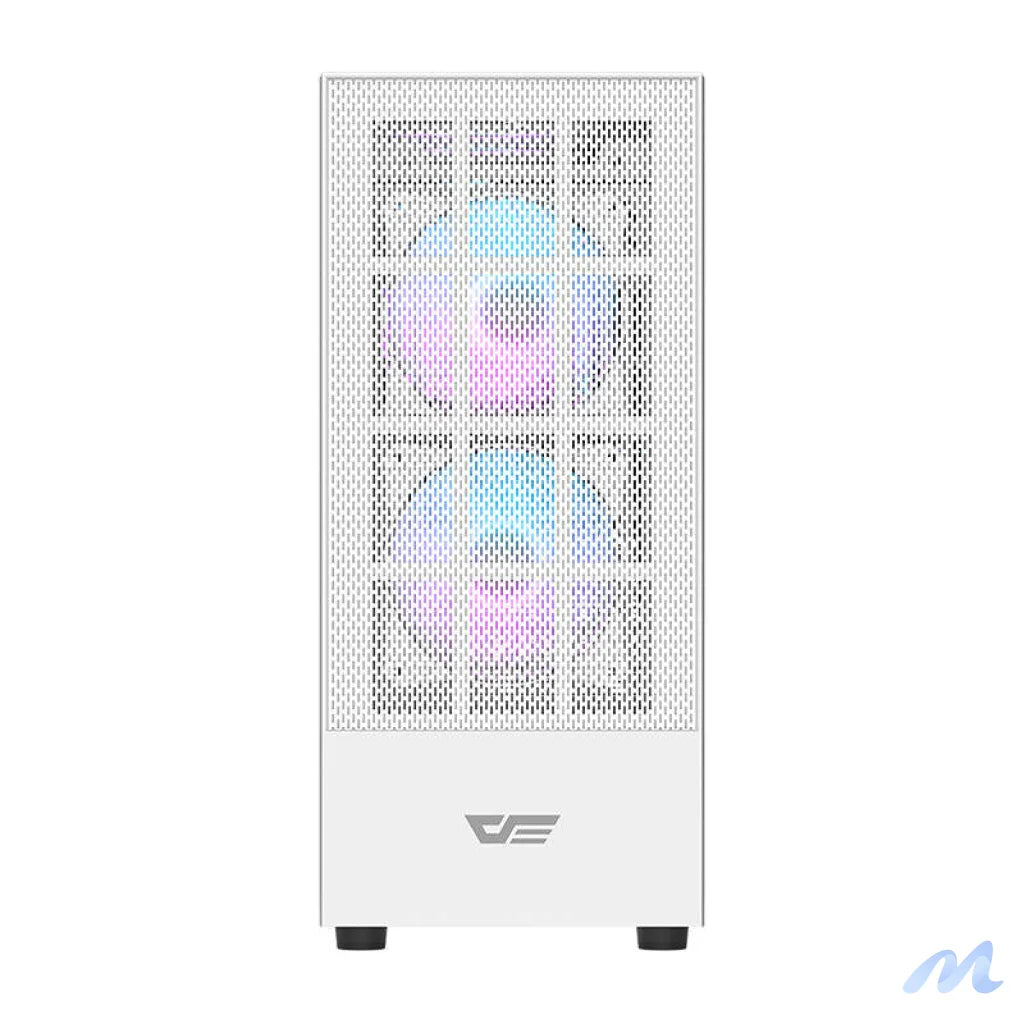 Darkflash A290 computer case (white) + 3 RGB fans