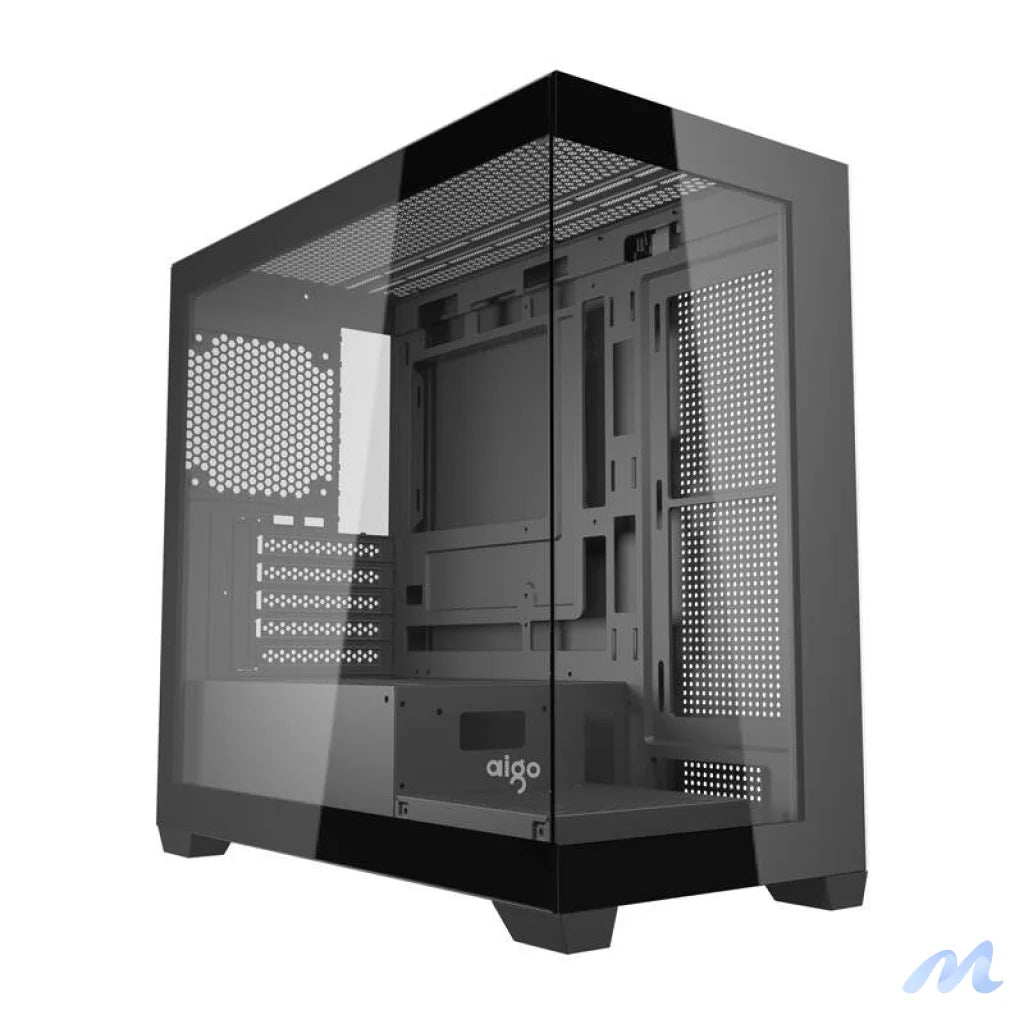 Darkflash C218M computer case + 6 ARGB fans (black)