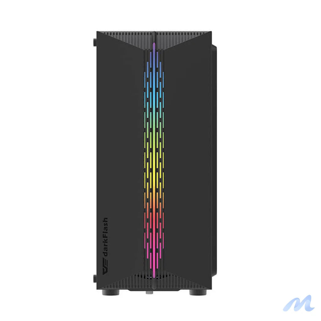 Darkflash DK151 LED computer case (black) + 3 RGB fans