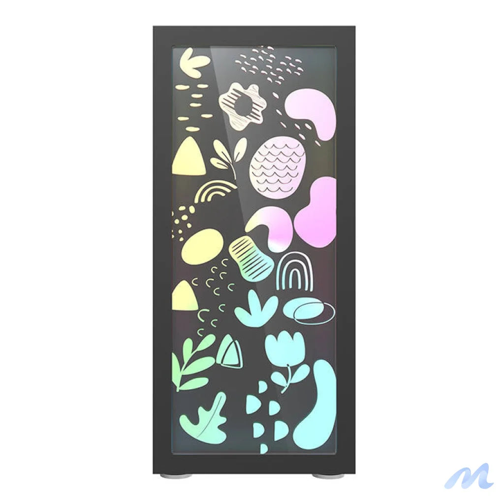 Darkflash DK210 Graffiti computer case (black)