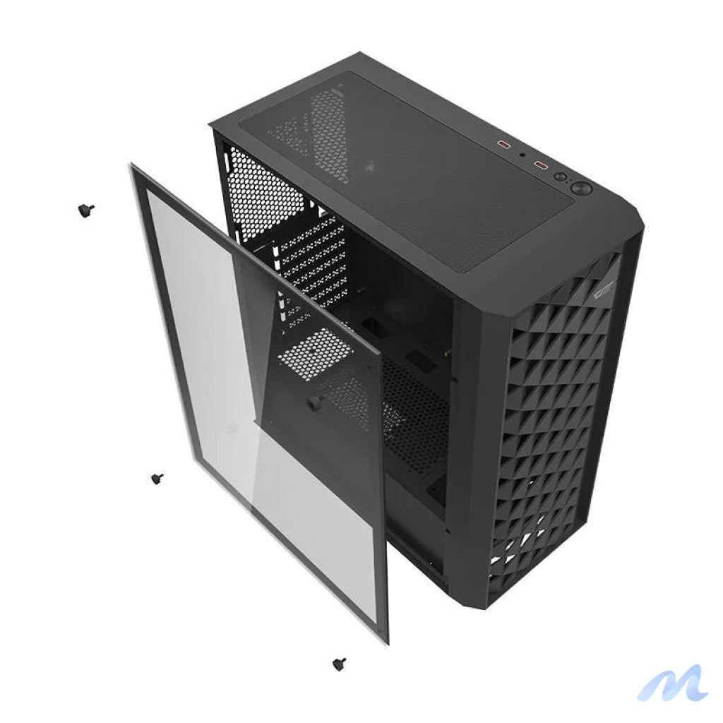Darkflash DK351 computer case (black) + 4 RGB fans