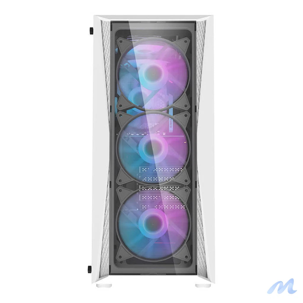 Darkflash DK352 Plus computer case (black and white) + 4 ARGB fans