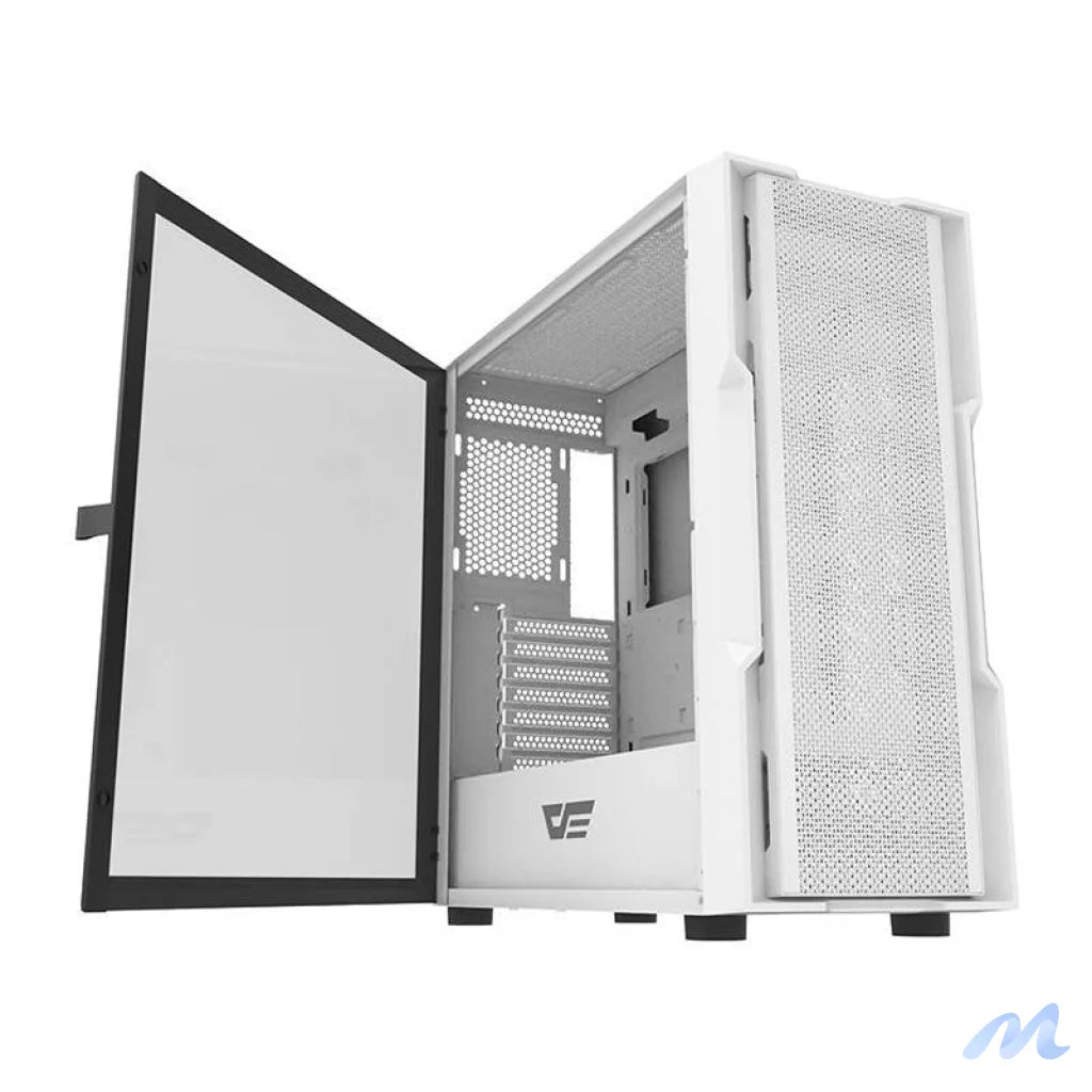 Darkflash DK431 computer case (white) + 4 fans
