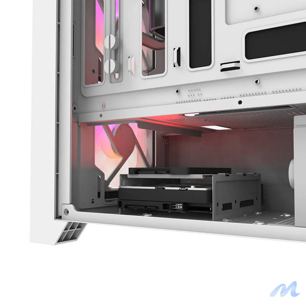 Darkflash DRX70 MESH computer case (white) + 4 RGB fans