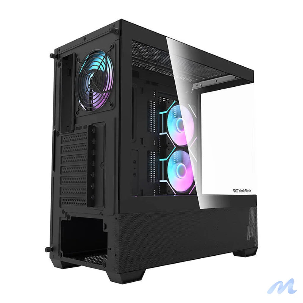 Darkflash DS900 AIR computer case (black) + 6 ARGB fans
