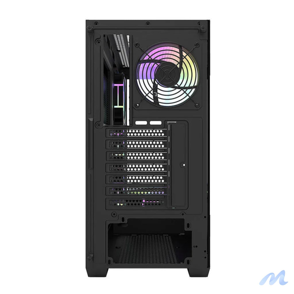 Darkflash DS900 computer case (black) + 7 ARGB fans