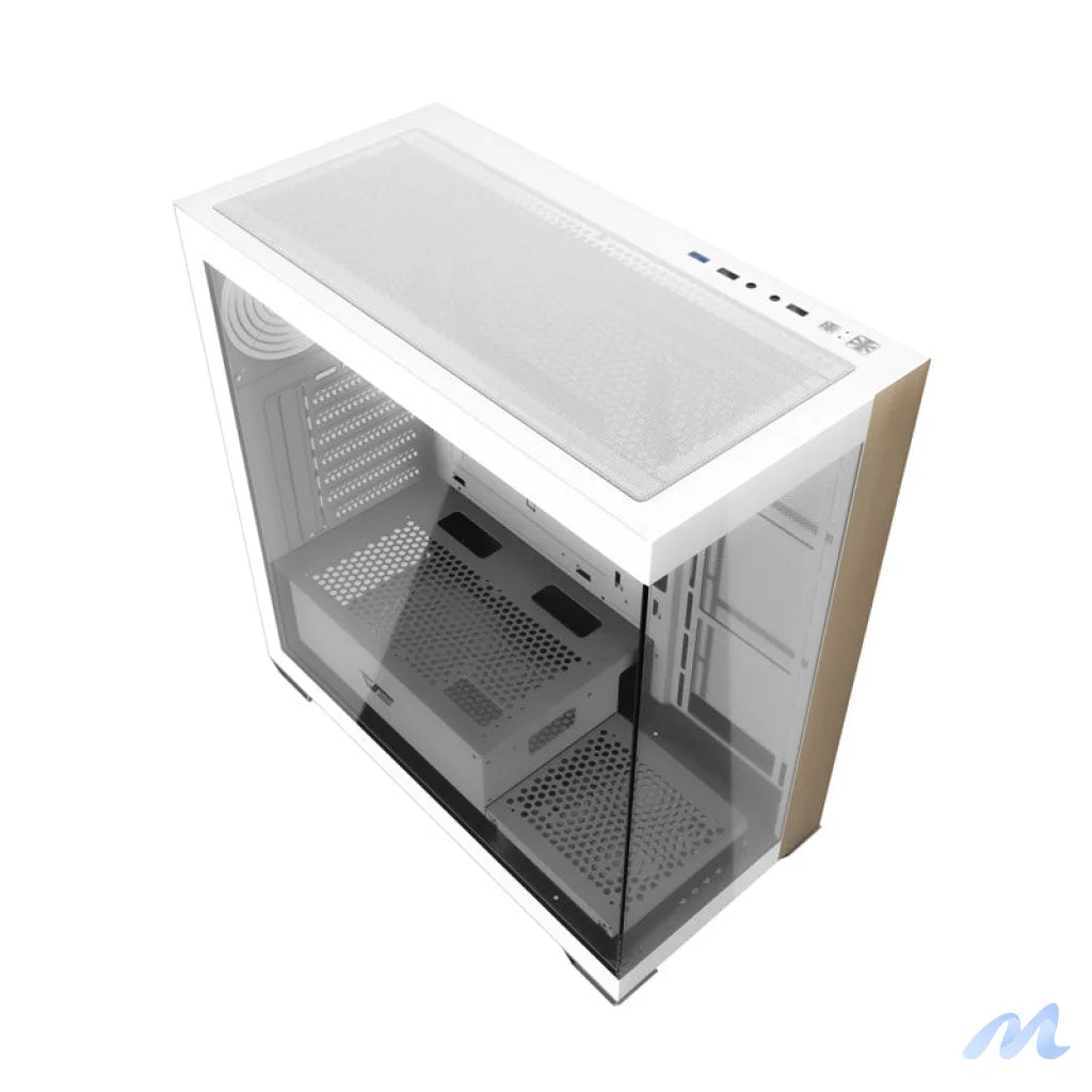 Darkflash DS900W computer case without fans (White)
