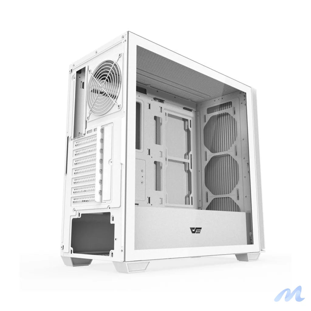 Darkflash DS900WS ATX computer case without fans (White)