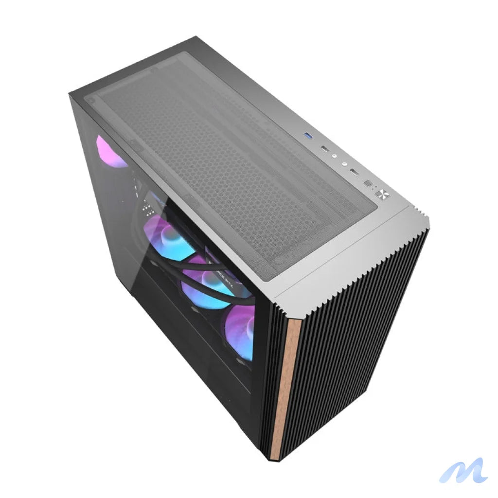 Darkflash DS900WS computer case (black) + 4 fans