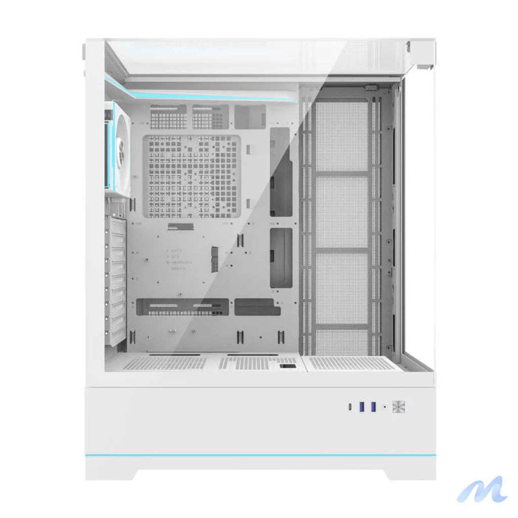 Darkflash DY450L PRO computer case (white) + 1 fan