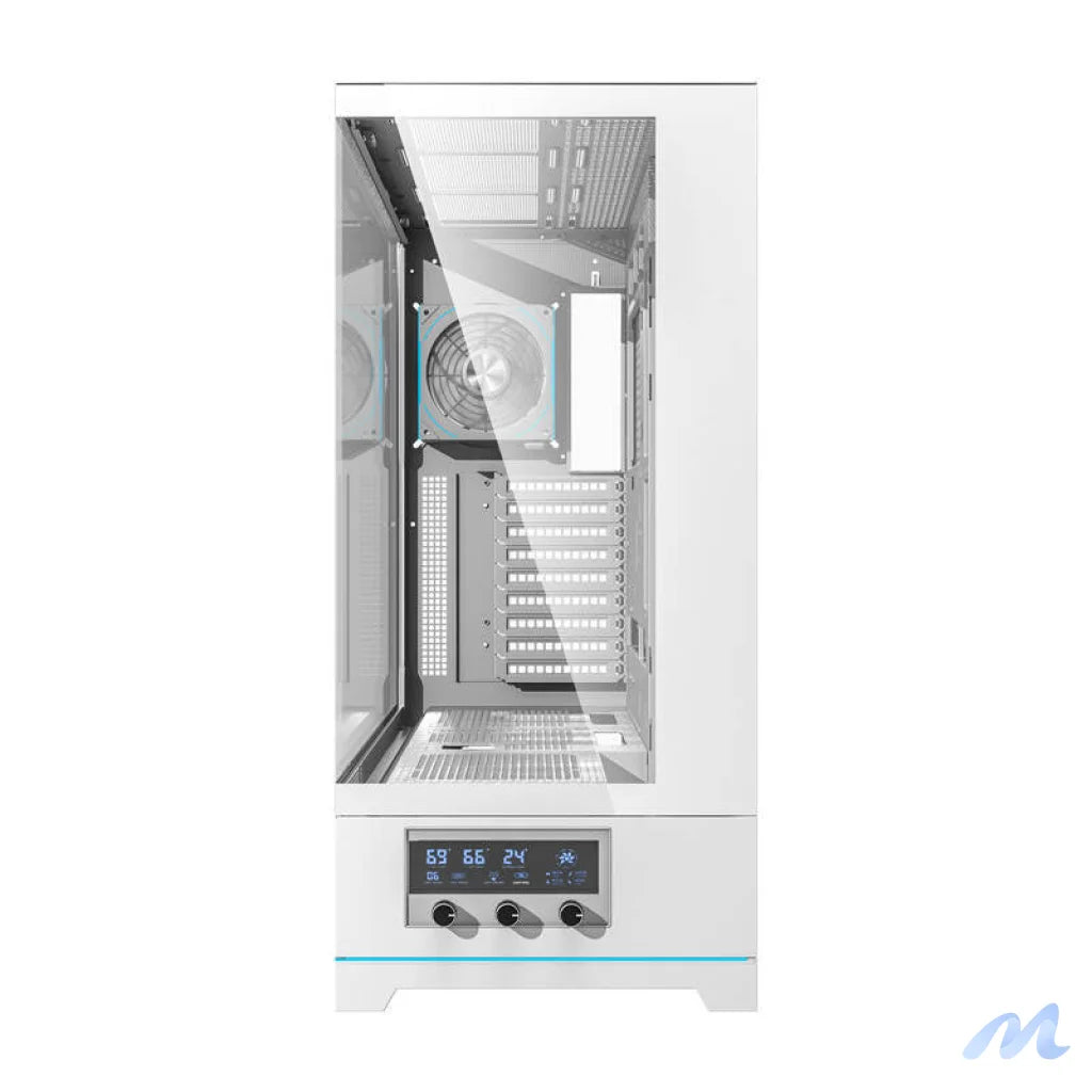 Darkflash DY451L PRO computer case (white) + 1 fan