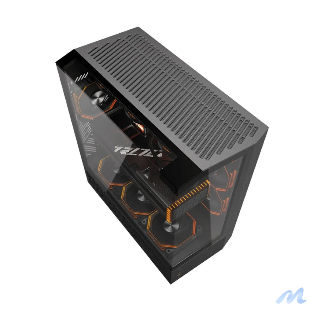 Darkflash DY460 computer case (Black) + 4 ARGB fans