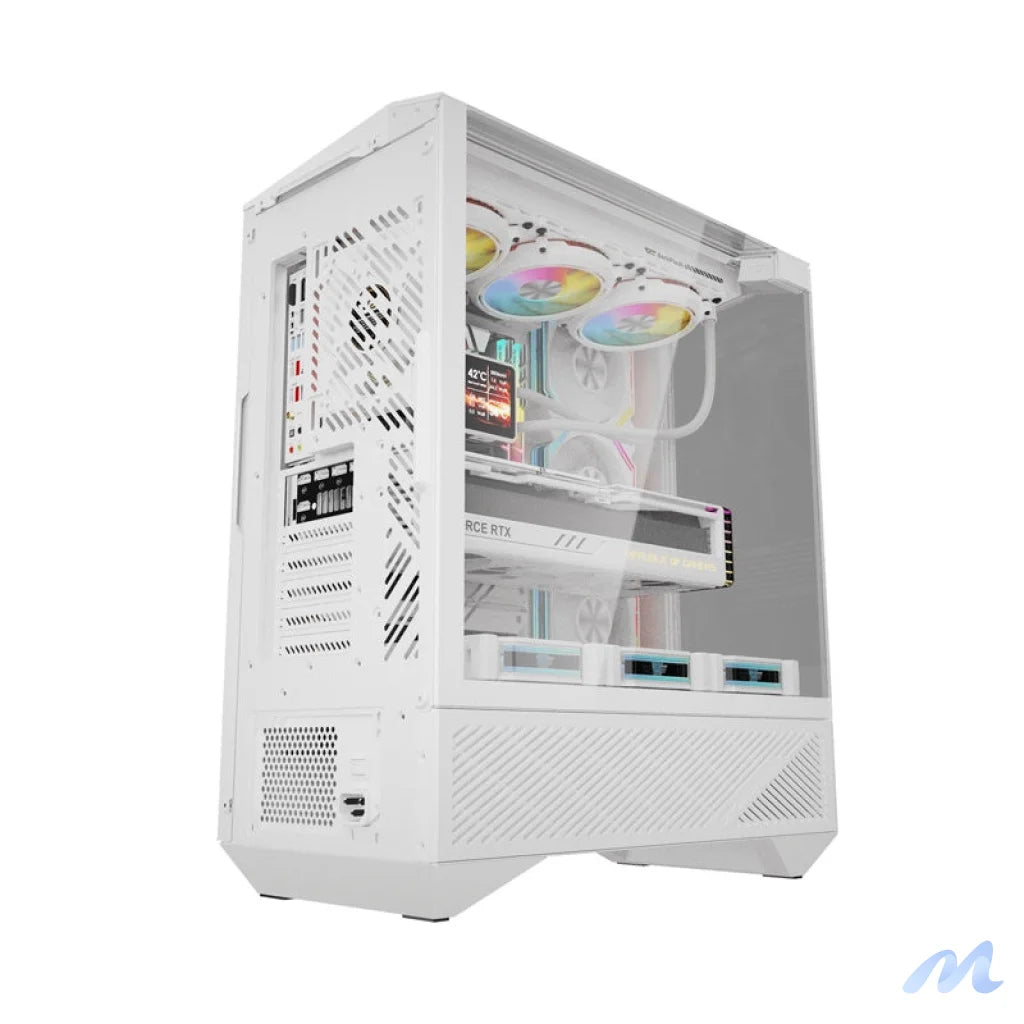 Darkflash DY460 computer case (White) + 4 ARGB fans