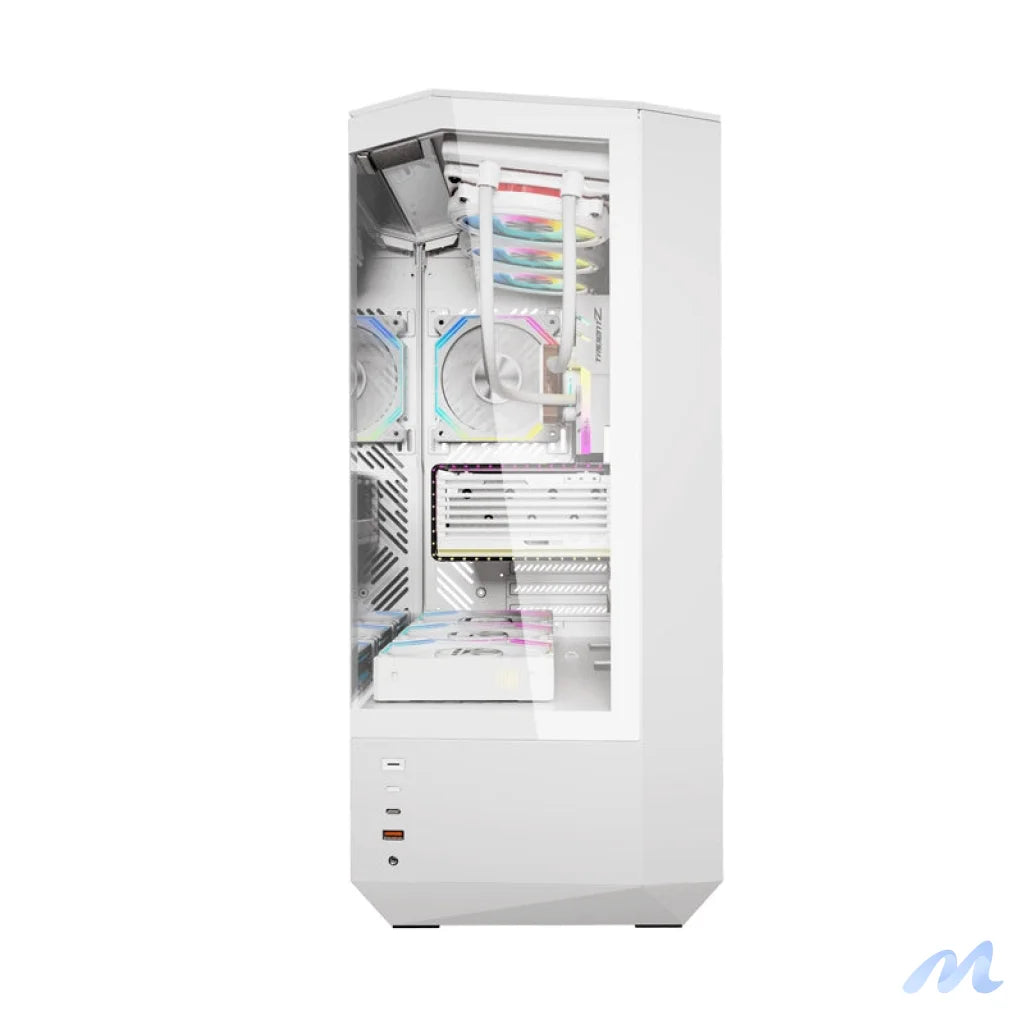 Darkflash DY460 computer case (White) + 4 ARGB fans