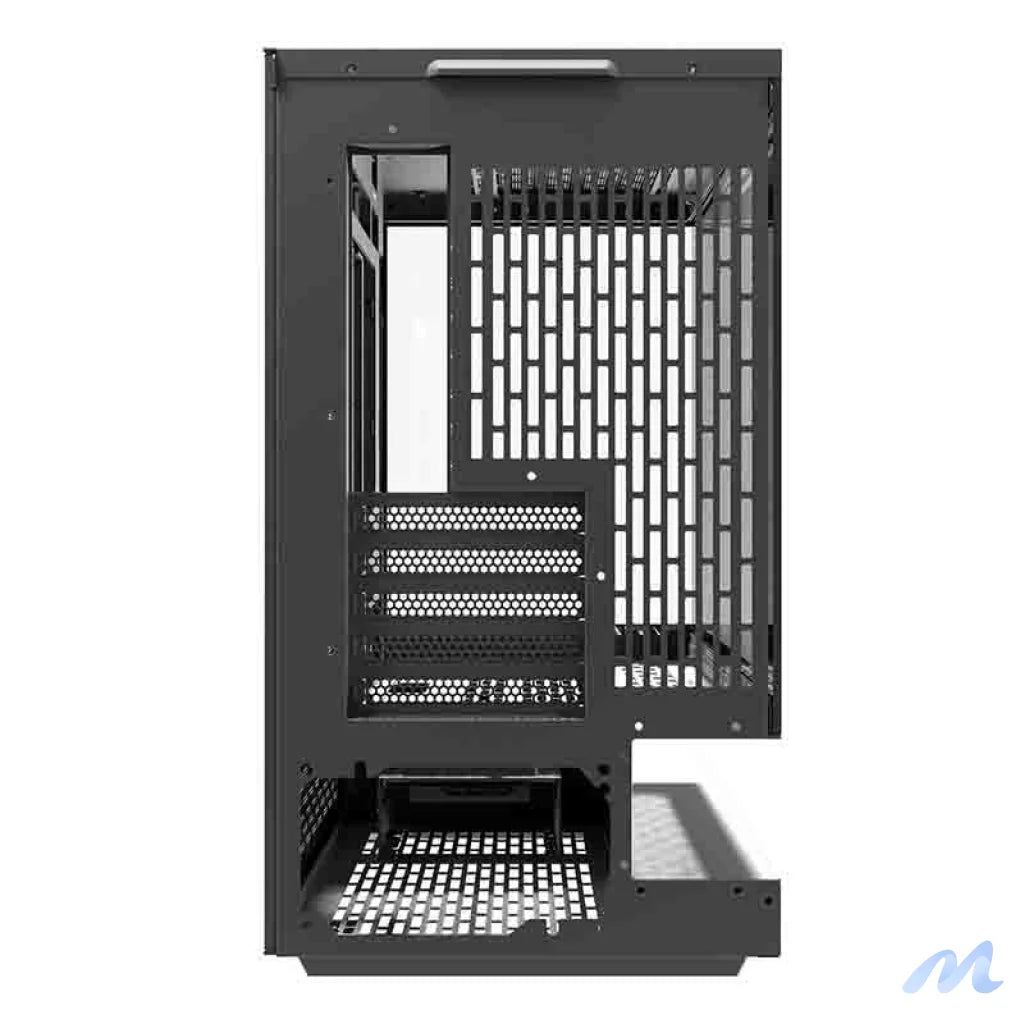 Darkflash F1 computer case (Black) + 6 ARGB fans