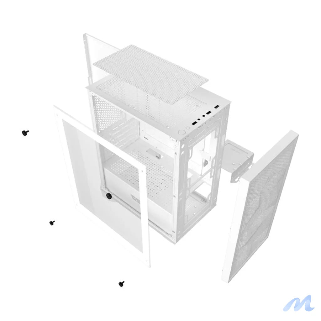 Darkflash M305 Mesh computer case without fans (White)