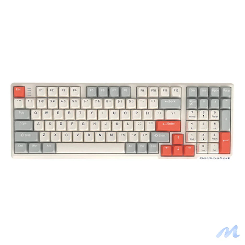 Darmoshark K7 PRO EF switch wireless gaming keyboard (white)