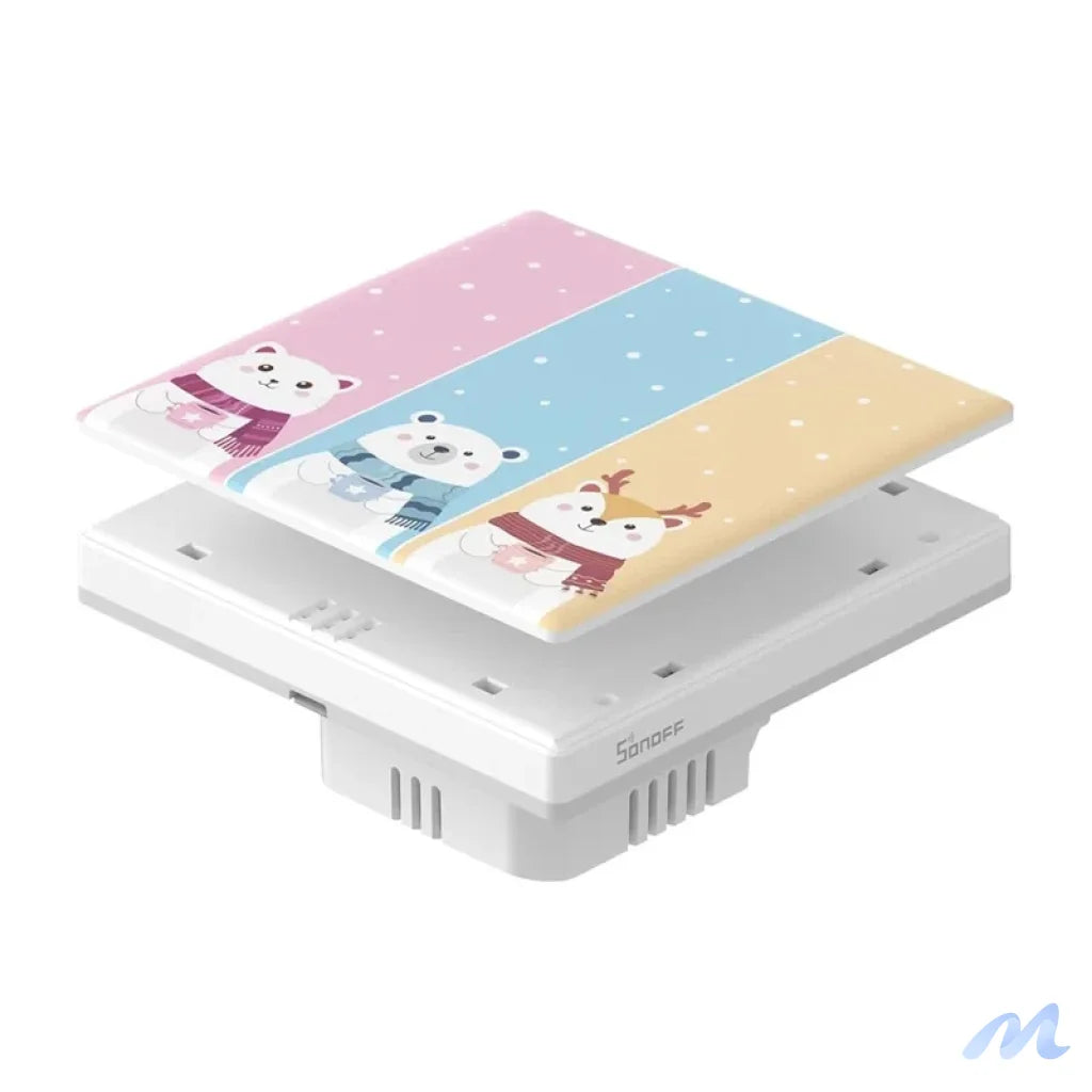 Decorative cover / cap for T5 SONOFF Cartoon 3C touch switch