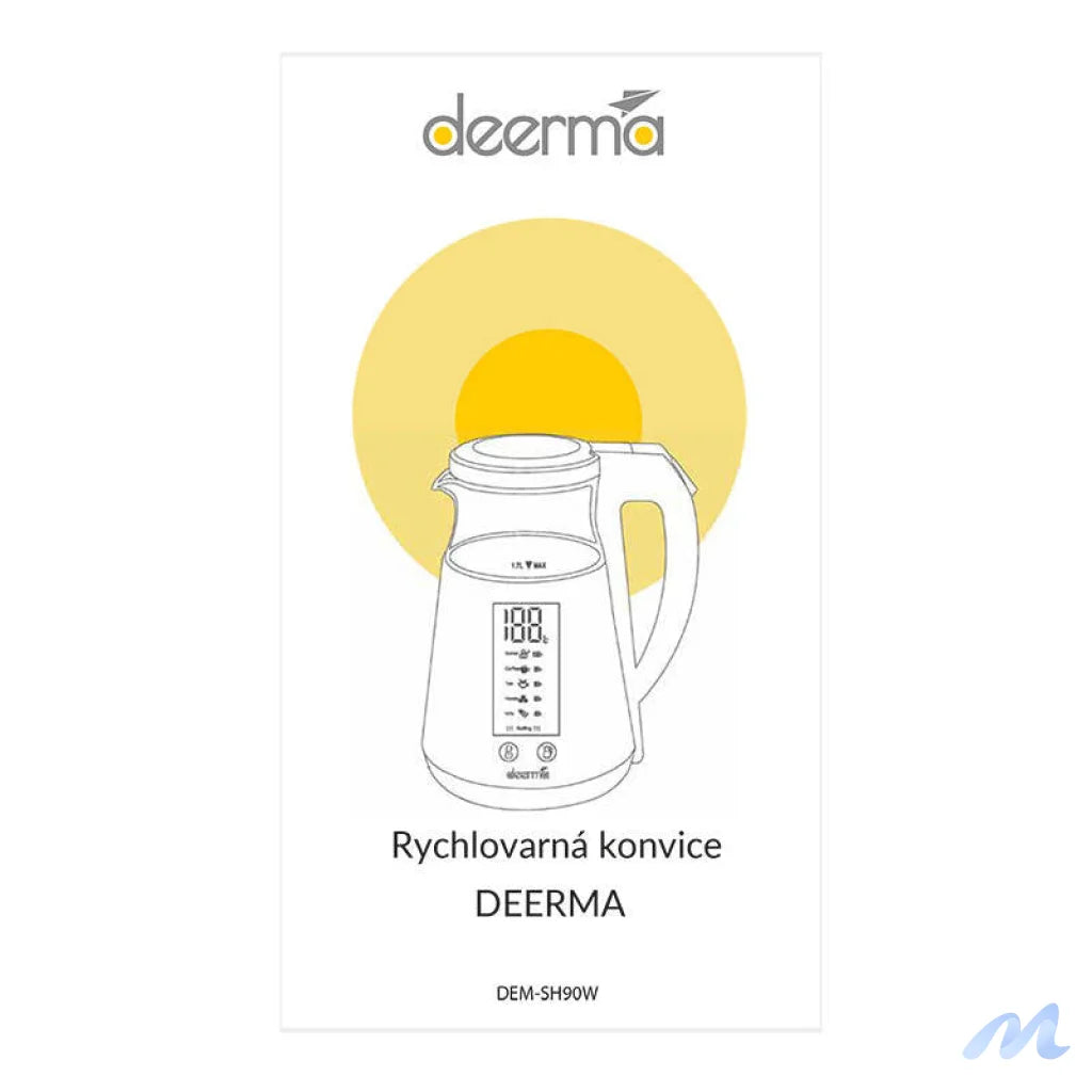 Deerma Electric Kettle with temperature control 1,7 L 1700 W SH90W