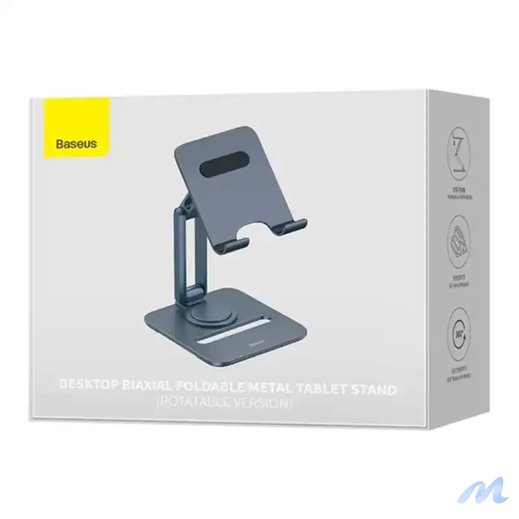 Desktop Biaxial Foldable Metal Stand Baseus (for Tablets) Space Grey