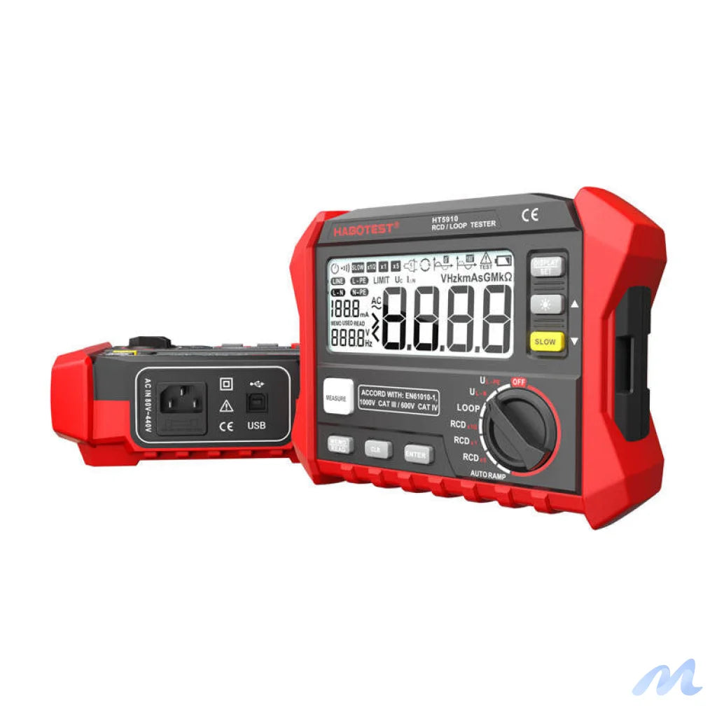 Digital RCD / Loop Resistance Tester Habotest HT5910