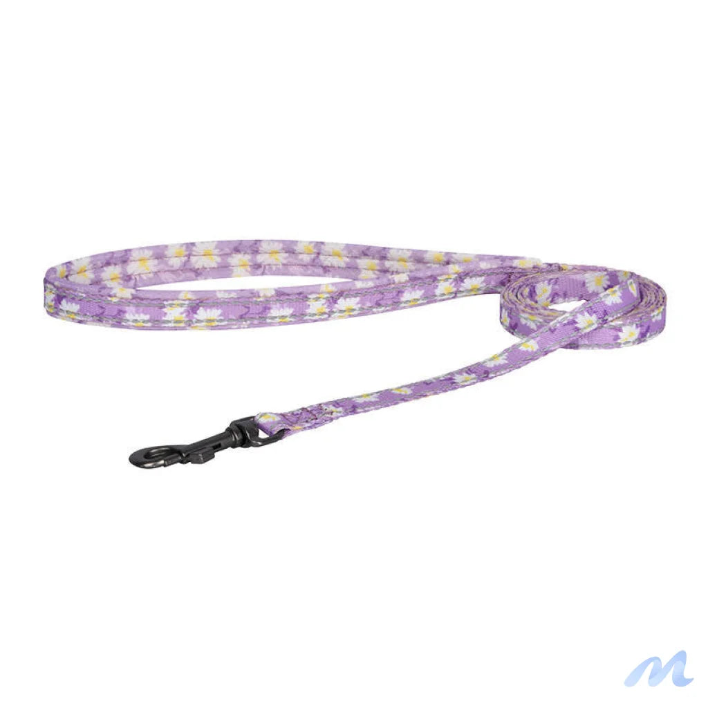 Dogness walking set leash 1,5m+harness for dog (pink)